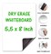 Small Magnetic Whiteboard for Fridge 5.5x8 in   Dry Erase Board for Refrigerator   Small Magnetic List for Frig   Magnetic White Board Sheet   Fridge List Magnet   Magnetic Grocery Shoping List